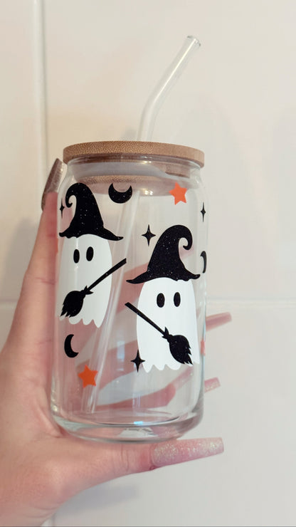 Spooky Ice Coffee Glasses