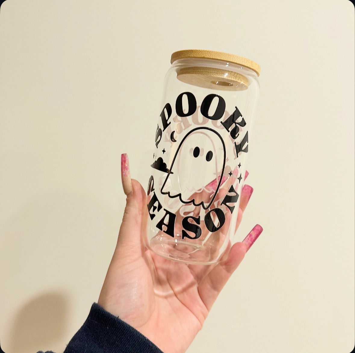 Spooky Ice Coffee Glasses